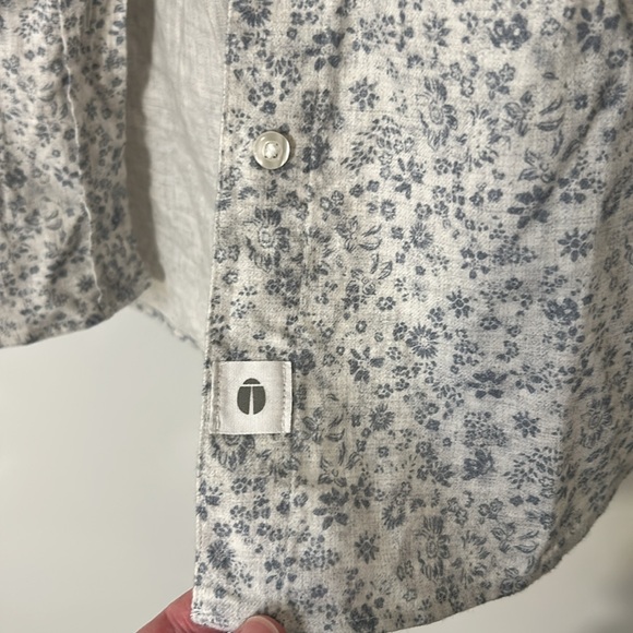 Grayson The Hero Ditsy Floral 100% Cotton Button-down Shirt Womens size XS/01 - Picture 10 of 14